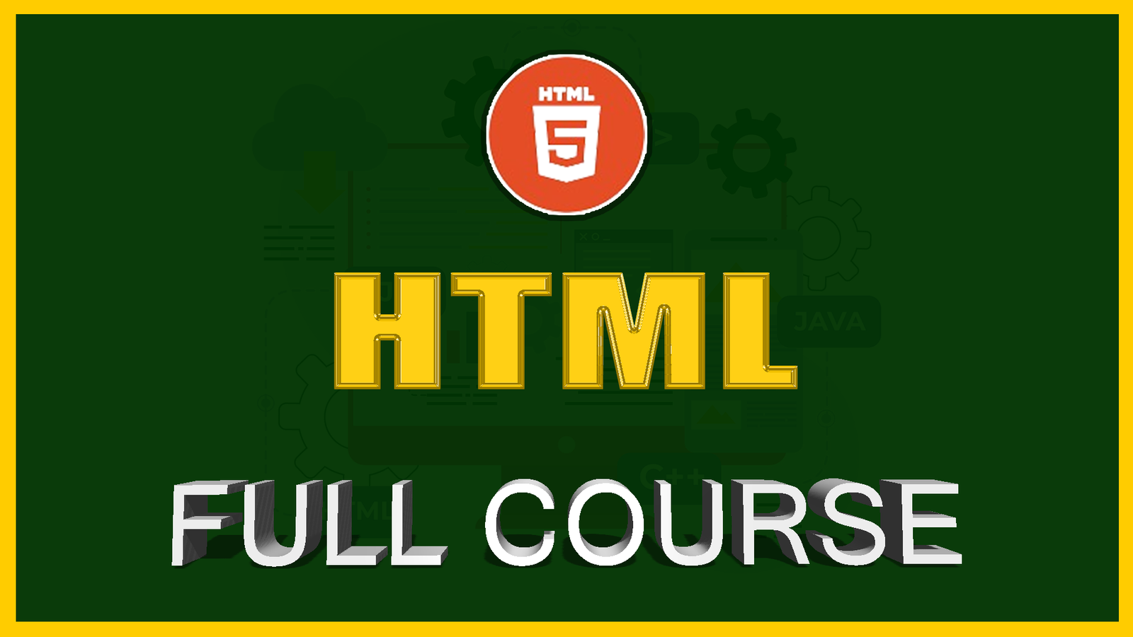 HTML Full Course for Beginners in HINDI
