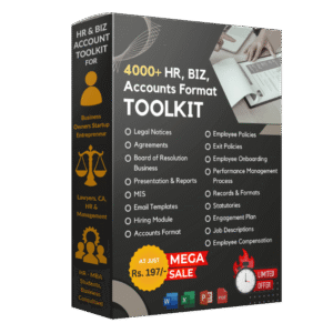 4000+ HR, BIZ, ACCOUNTS FORMAT TOOLKIT 4000+ HR, BIZ, ACCOUNTS FORMAT TOOLKIT